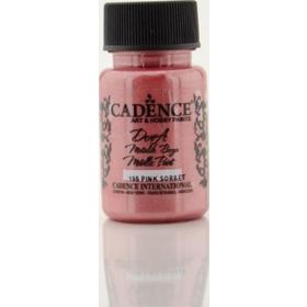 Cadence 196 Pembe Sorbet 50 ml Dora Metalik Boya