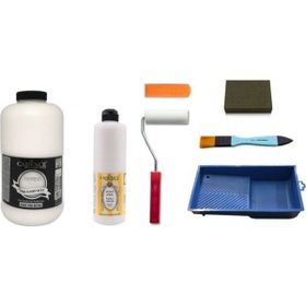 Cadence 2 lt Pak Beyaz Boya 500 ml Mat Vernik Set