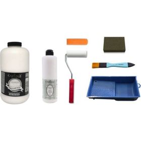 Cadence 2 lt Pak Beyaz Boya 500 ml Mat Vernik Set