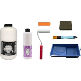 Cadence 2 lt Pak Beyaz Boya 500 ml Parlak Vernik Set