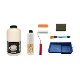 Cadence 2 lt Taffy Boya 500 ml Yarımat Vernik Set