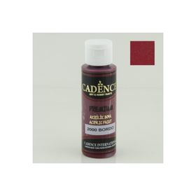 Cadence 2000 Bordo 70 ML Premium Akrilik Boya