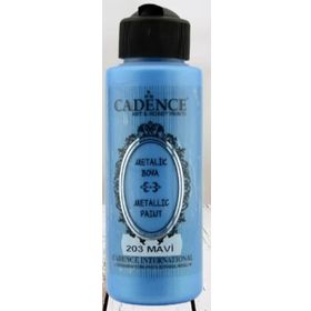 Cadence 203 Mavi 120 ml Metalik Boya