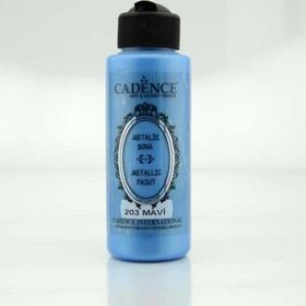 Cadence 203 Mavi 120 ml Metalik Boya