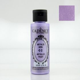 Cadence 205 Lila 120 ml Metalik Sedefli Boya