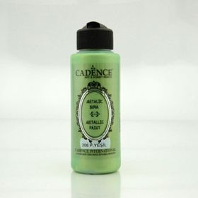 Cadence 206 Pastel Yeşil 120 ml Sedefli Metalik Boya
