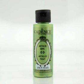 Cadence 206P Yeşili 70 ml Metalik Sedefli Boya
