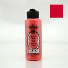 Cadence 215 Kırmızı 120 ml Metalik Boya