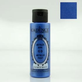 Cadence 218 Gece Mavisi 70 ml Metalik Boya