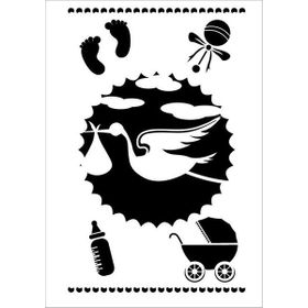 Cadence 21x30 Kcs-003 Çocuk Desen Stencil Şablon