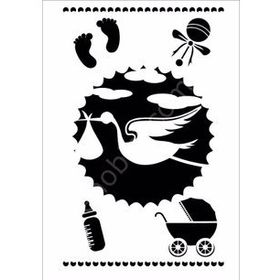 Cadence 21x30 Kcs-003 Çocuk Desen Stencil Şablon