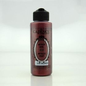 Cadence 236 Bordo 120 ML Sedefli Metalik Boya