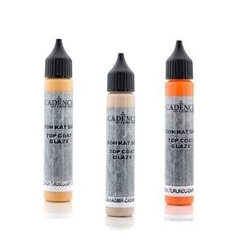 Cadence 25 ml 029 Koyu Turuncu Top Coat Glaze Son Kat Sır