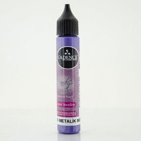 Cadence 25 ml 593 Metalik Mor Renkli İnciler