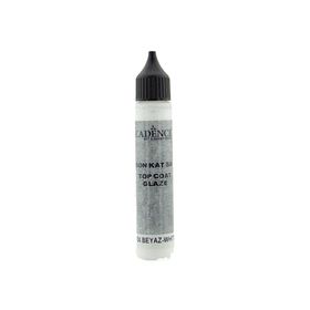 Cadence 25 ml Beyaz Top Coat Son Kat Sır