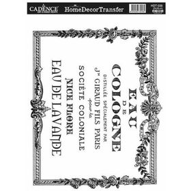 Cadence 25x35 cm HDT-036 Home Decor Transfer