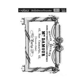 Cadence 25x35 cm HDT-037 Home Decor Transfer
