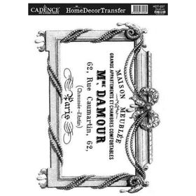 Cadence 25x35 cm HDT-037 Home Decor Transfer