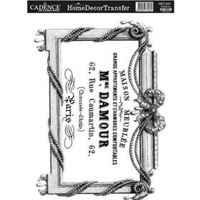 Cadence 25x35 cm HDT-037 Home Decor Transfer