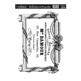 Cadence 25x35 cm HDT-037 Home Decor Transfer