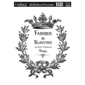 Cadence 25x35 cm HDT-038 Home Decor Transfer