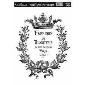 Cadence 25x35 cm HDT-038 Home Decor Transfer