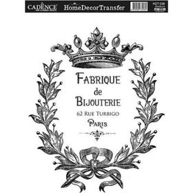 Cadence 25x35 cm HDT-038 Home Decor Transfer