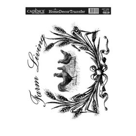 Cadence 25x35 cm HDT-059 Home Decor Transfer