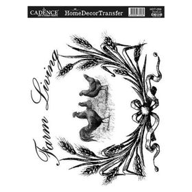 Cadence 25x35 cm HDT-059 Home Decor Transfer