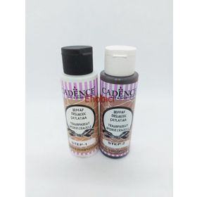 Cadence 2x70 ml 3014 Antik Kahve Örümcek Çatlatma