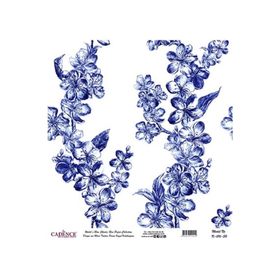 Cadence 30x32 cm K016 Boya Dünya'nın Mavi Tonları Pirinç Kağıt