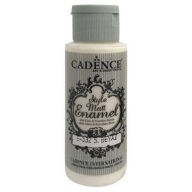 Cadence 332 S.Beyaz Enamel 59ML Cam & Porselen Boyası