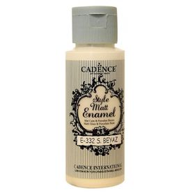 Cadence 332 S.Beyaz Enamel 59ML Cam & Porselen Boyası