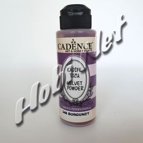 Cadence 348 Bordo Kadife Tozu