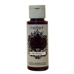 Cadence 348 Karadut Enamel 59ML Cam & Porselen Boyası
