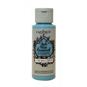 Cadence 351 Mavi Zirkon Enamel 59ML Cam & Porselen Boyası