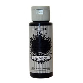 Cadence 367 Siyah Enamel 59ML Cam & Porselen Boyası