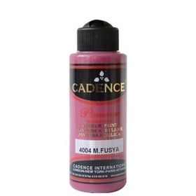 Cadence 4004 M.Fuşya 120 ml Premium Akrilik Boya