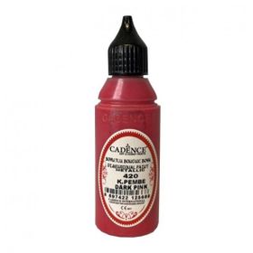 Cadence 420 Metalik 50 ml Koyu Pembe Boncuk Boyası