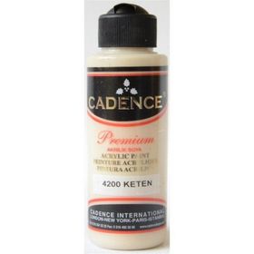 Cadence 4200 Premium 120 ml Keten Rengi Akrilik Boya