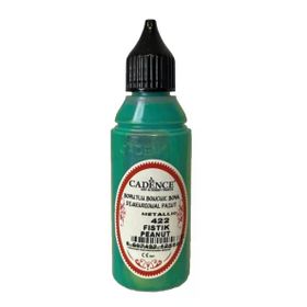 Cadence 422 Fıstık Yeşili 50 ml Metalik Boncuk Boya