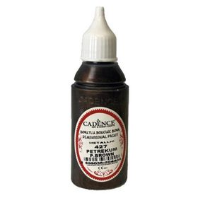 Cadence 427 Petrol Kahve 50 ml Metalik Boncuk Boya