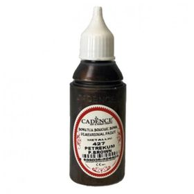 Cadence 427 Petrol Kahve 50 ml Metalik Boncuk Boya