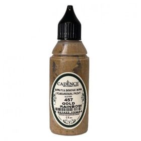Cadence 457 Altın Gökkuşağı 50 ml Simli Boncuk Boya