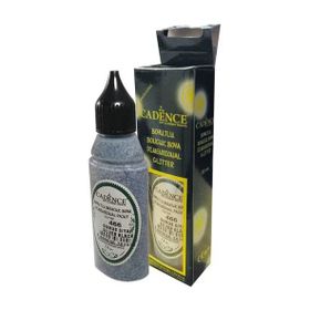 Cadence 466 Simli 50 ml Gümüş Siyah Boncuk Boyası