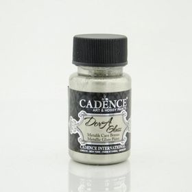 Cadence 50 ml Gri Dora Glass Metalik Boya
