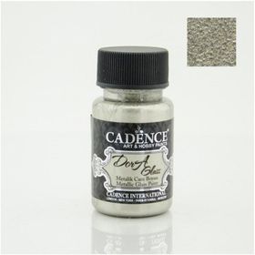 Cadence 50 ml Gri Dora Glass Metalik Boya