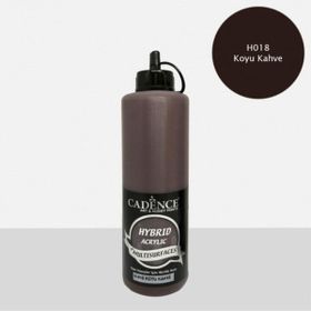 Cadence 500 ml H018 Koyu Kahve Hybrid Akrilik Boya