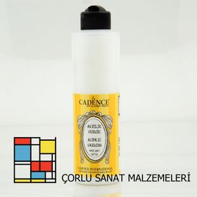 Cadence 500 ml Su Bazlı Akrilik Yarı Mat Vernik