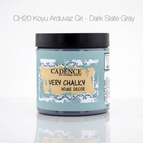 Cadence 500CH-20 500 ml Koyu Arduvaz Gri Very Chalky Home Decor Mobilya Boyası